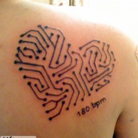 circuit-heart-tattoo