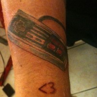 Nintendo-controller-tattoo